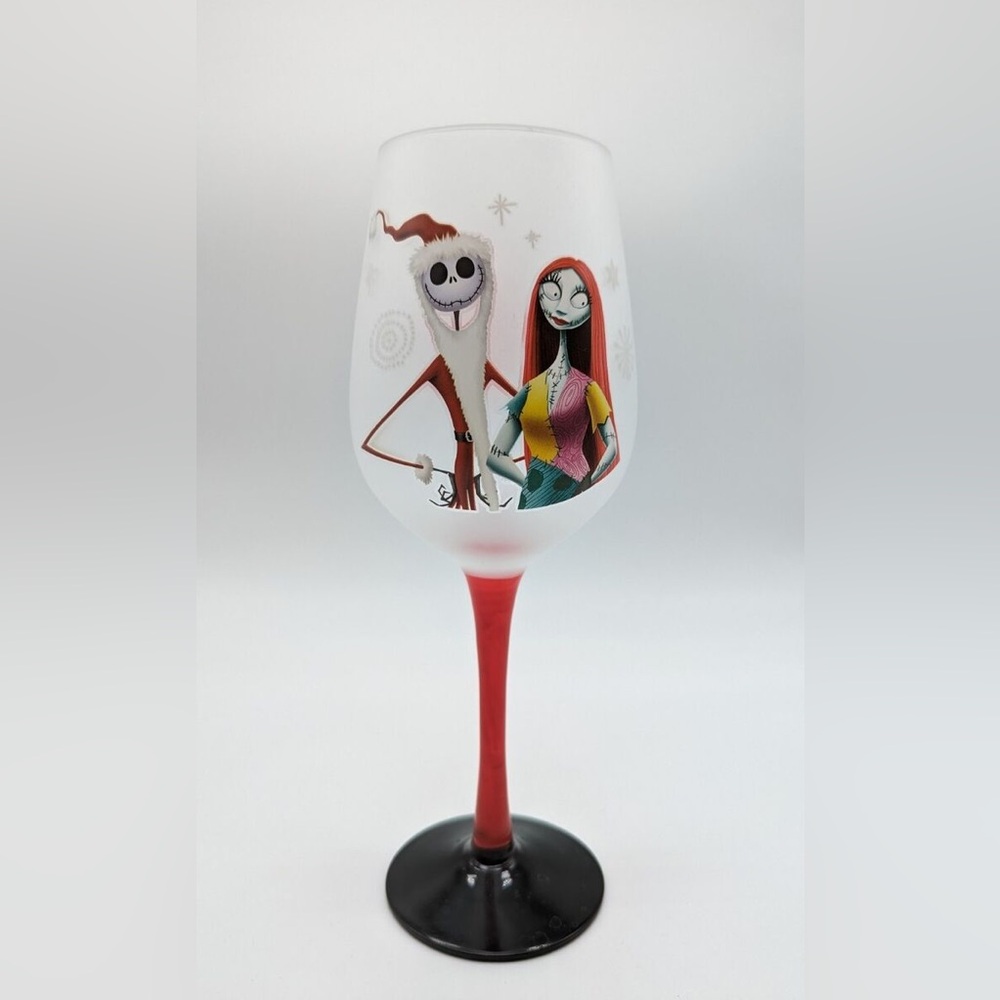 NIB The Nightmare Before Christmas Glass Goblet